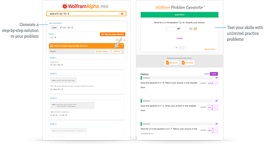 役に立つヒントで方程式を解くためのステップごとの解説と制限なく使えるWolfram Problem Generatorの方程式練習問題