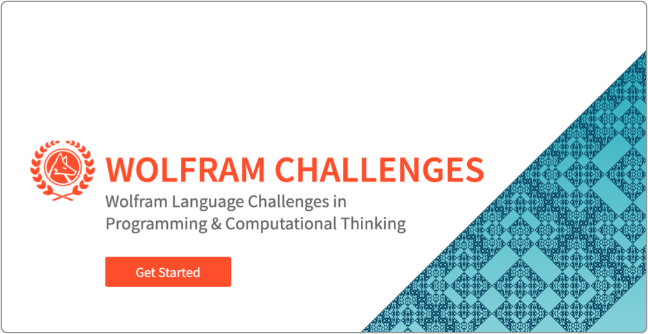 Wolfram Challengesホームページの画像